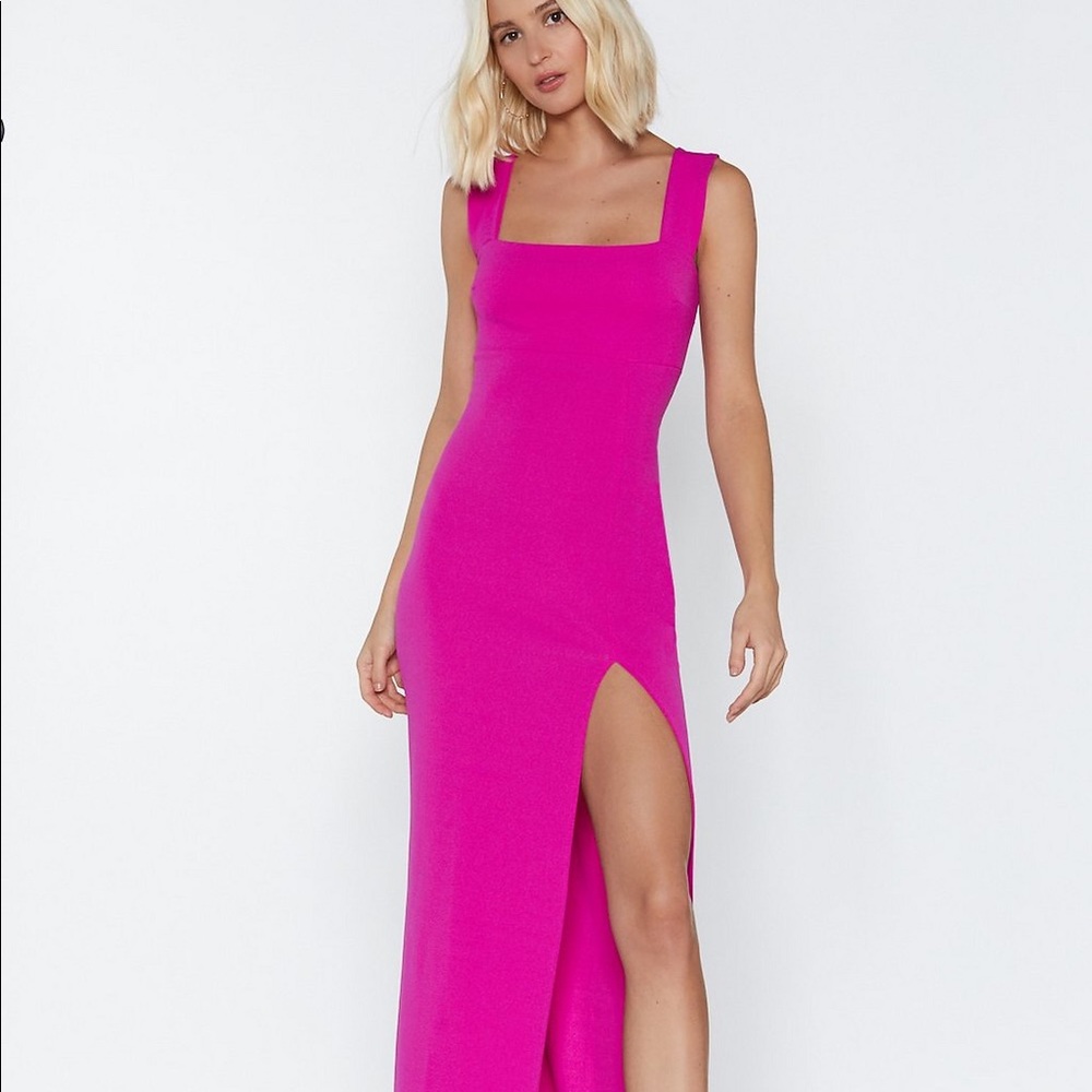 🌙 FUCHSIA STATEMENT SQUARE MAXI  🌙